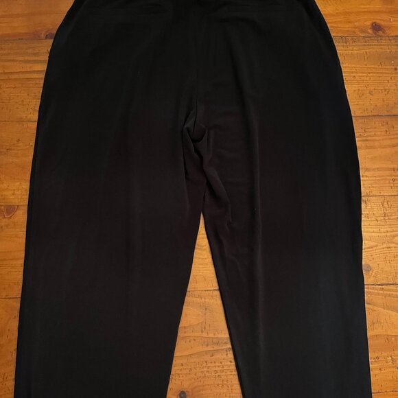 Express Black Tie-Waist Dress Pants - Picture 3 of 6